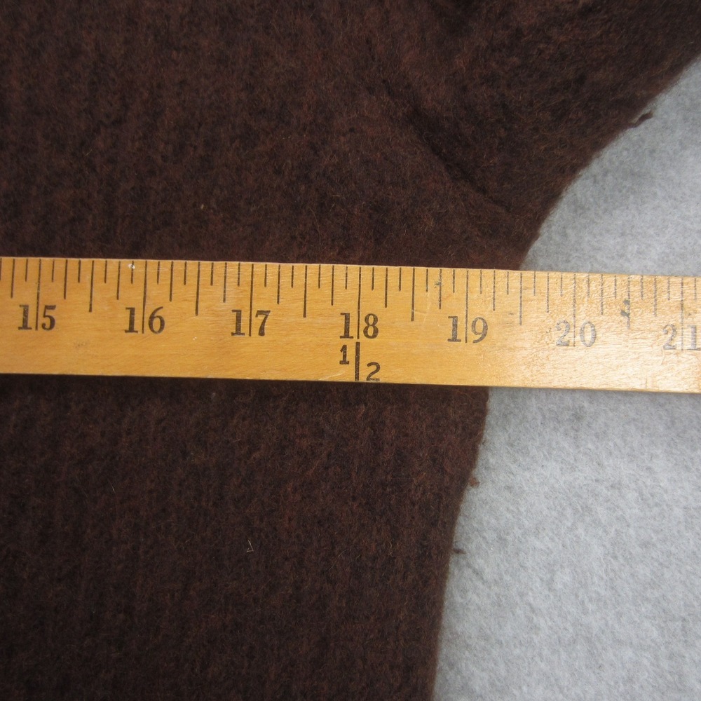 James Perse Sweater Womens 0 Brown 100% Cashmere Turtle Neck Ribbed - Picture 11 of 14